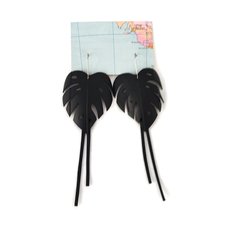 Monstera with Starnd Earrings-jewellery-The Vault