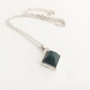 Kite Faceted Pounamu Kowhai Necklace