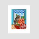 Matted Foam Print A4 Lean into It