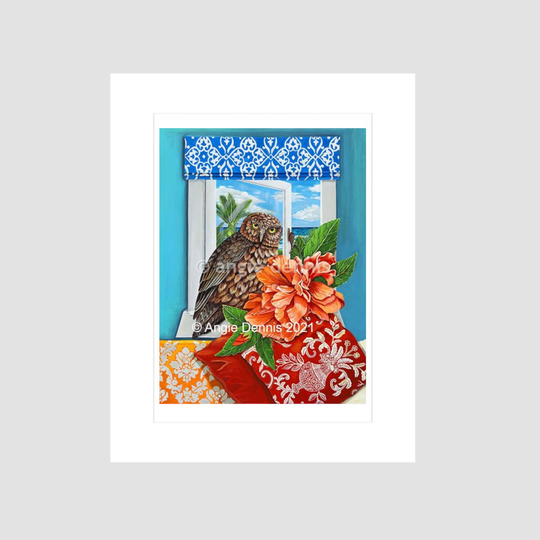 Matted Foam Print A4 Lean into It