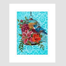Matted Foam Print A3 Flourish-artists-and-brands-The Vault