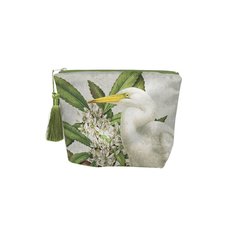 Heron Velvet Cosmetic Bag-artists-and-brands-The Vault