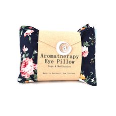 Aromatherapy Eye Pillow Floral Bouquet Navy-artists-and-brands-The Vault