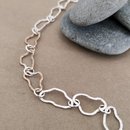 Silver and Brass Cloud Link Chain