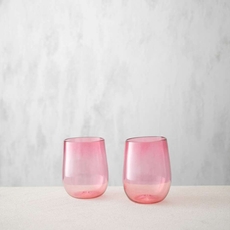 Smooth Glass Cup Wine Red-artists-and-brands-The Vault