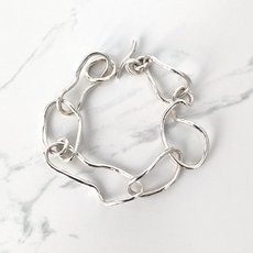 Modern Love Silver Chain Bracelet-jewellery-The Vault