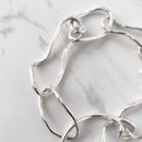 Modern Love Silver Chain Bracelet