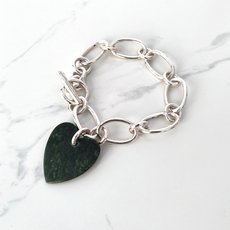 Big Green Heart Bracelet-jewellery-The Vault