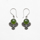 Pounamu Owl Guardian Earrings