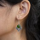 Pounamu Owl Guardian Earrings