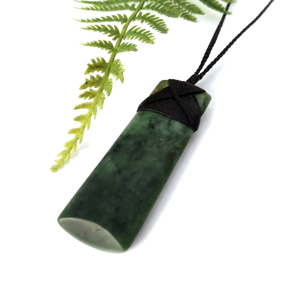 Pounamu Pendant Lashed Toki Jewellery at The Vault NZ NZ