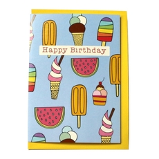 Ice Cream Birthday Card-cards-The Vault