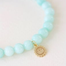 Throat Chakra Bracelet Gold Plate-jewellery-The Vault