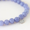 Third Eye Chakra Bracelet Silver