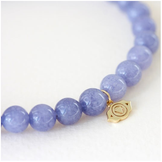 Third Eye Chakra Bracelet Gold Plate