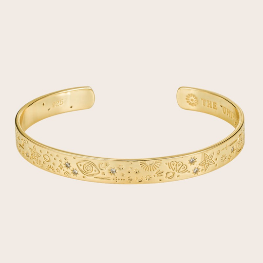 Universe Cuff Gold Plate