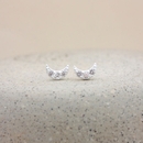 To The Moon & Back Studs Silver