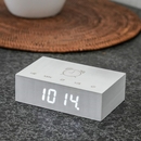 Flip Click Clock White Birch