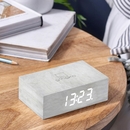 Flip Click Clock White Birch