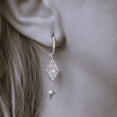 North Star Earrings Silver