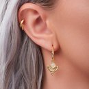 Be The Light Earrings Gold Plate