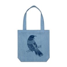 Tui Tote Bag Denim-artists-and-brands-The Vault