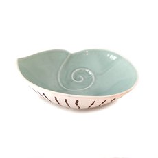 Nautilus Bowl Aqua Large-artists-and-brands-The Vault