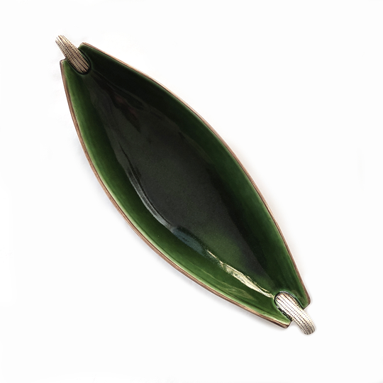 McGlashen Scroll Bowl Green 