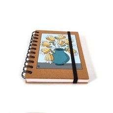 Flowers in a Vase Notebook Style 2-artists-and-brands-The Vault