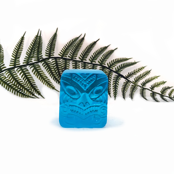 Whanau Ariki Cube Sculpture Turquoise