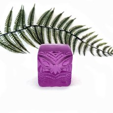 Whanau Ariki Cube Sculpture Purple-artists-and-brands-The Vault