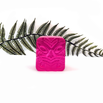 Whanau Ariki Cube Sculpture Hot Pink