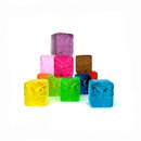 Whanau Ariki Cube Sculpture Fluro Yellow