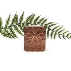 Whanau Ariki Cube Sculpture Brown-artists-and-brands-The Vault