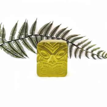 Whanau Ariki Cube Sculpture Fluro Yellow