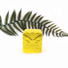 Whanau Ariki Cube Sculpture Yellow-artists-and-brands-The Vault