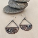 Koru Hanging Basket Earrings