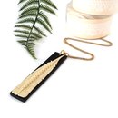 Huia Feather Pendant Black