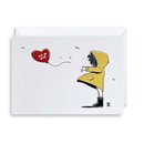 Windy Welly Girl Balloon Card