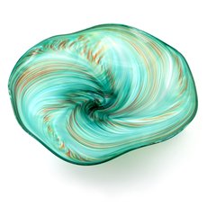 Glass Kereru Feather Platter-artists-and-brands-The Vault