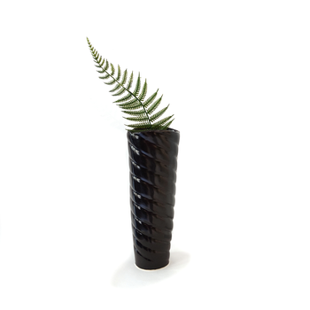 Small Palm Vase Black