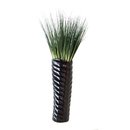 Large Palm Vase Black