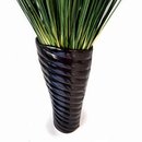 Large Palm Vase Black