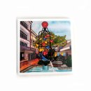 Cuba Street Buckets Art Tile Coaster