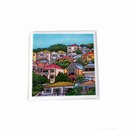 Mt Victoria Wellington Houses 2 Art Tile Coaster