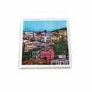 Mt Victoria Wellington Houses 1 Art Tile Coaster