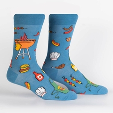 Men's Crew Socks Grillin It-artists-and-brands-The Vault