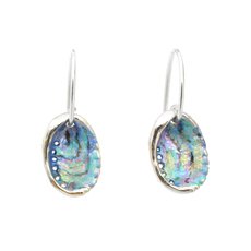 Paua Shell Earrings-jewellery-The Vault