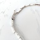 Kauri Medium Bead Necklace Short Silver