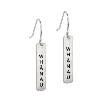 Whanau Earrings Silver Plate